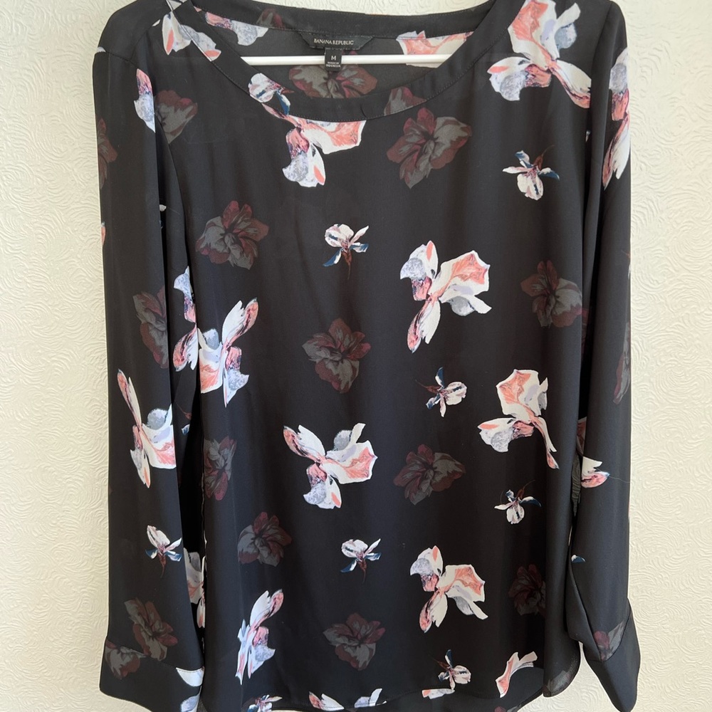 Banana Republic Floral Blouse